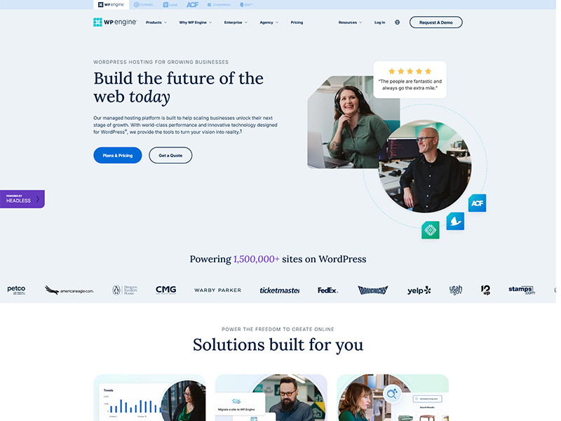WP Engine – Best for Premium Managed WordPress Hosting